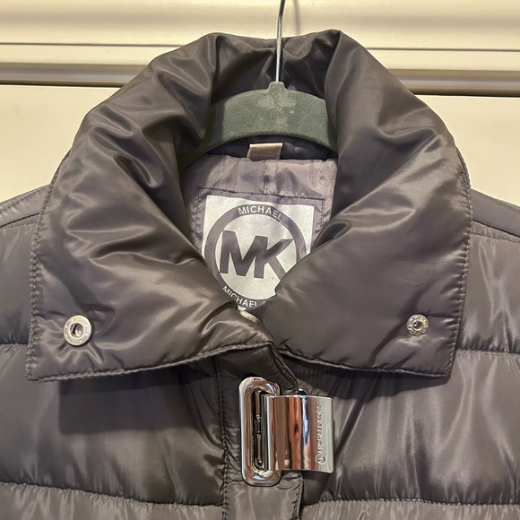 Michael Kors Grey Puffer Jacket - Picture 3 of 5